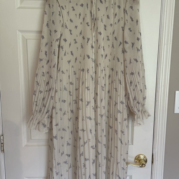 Ganni pleated georgette dress size 36 - Picture 4 of 7